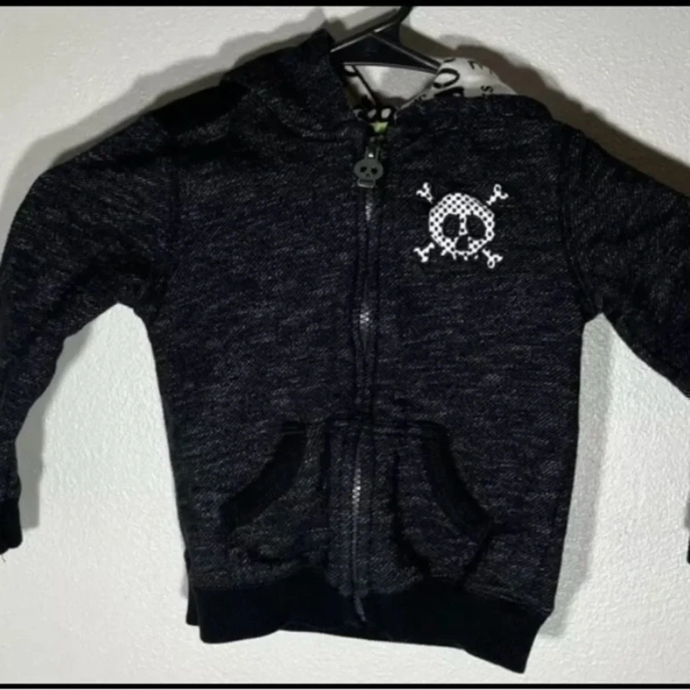Koala Kik Skull Hooded Jacket “What’s Up” Zip Up Infant Sz 18-24 Months